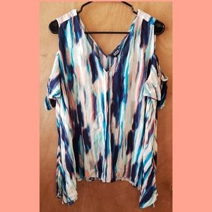 NWOT Women's a.n.a. Cold Shoulder Rayon Blouse